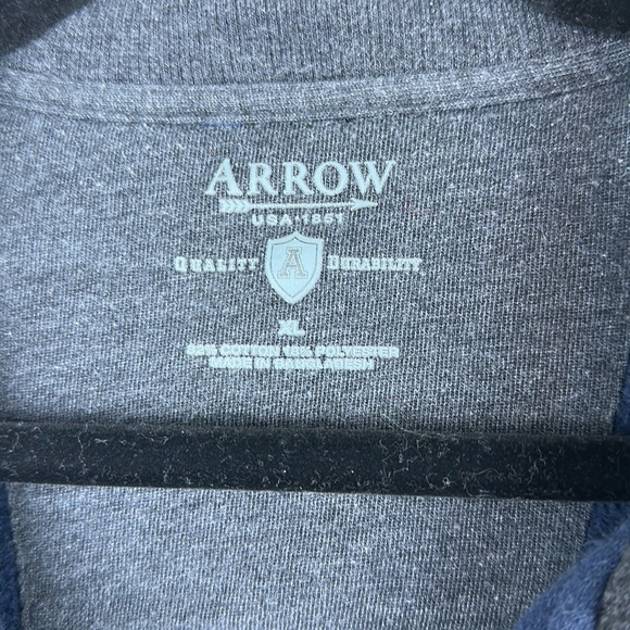 Arrow Men’s Zippered Sweater Blue Size XL - Picture 5 of 8